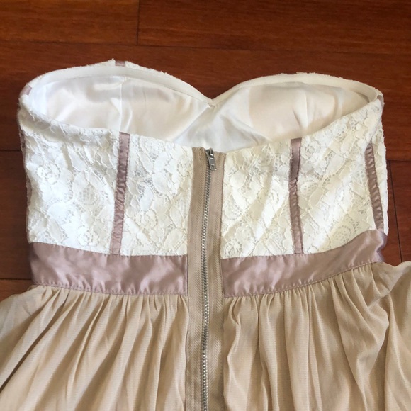 strapless dress - Picture 4 of 5